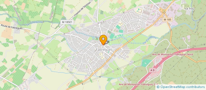 localisation de l'entreprise MADAME NATHALIE GRISOT à FABREGUES