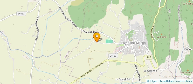 localisation de l'entreprise MADAME NATHALIE GROENEWEG  PUY-SAINT-MARTIN