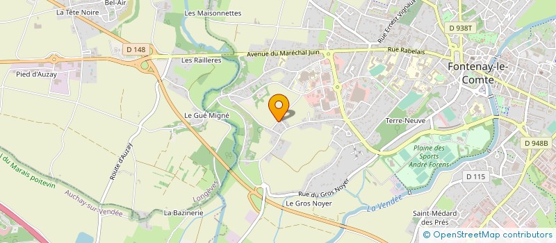 localisation de l'entreprise MADAME NATHALIE GRONDIN à FONTENAY-LE-COMTE