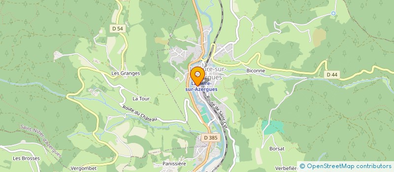 localisation de l'entreprise MADAME NATHALIE GROSBOT  CHAMBOST-ALLIERES