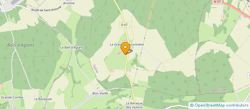 localisation de l'entreprise MADAME NATHALIE GROSHENRY  SAONE