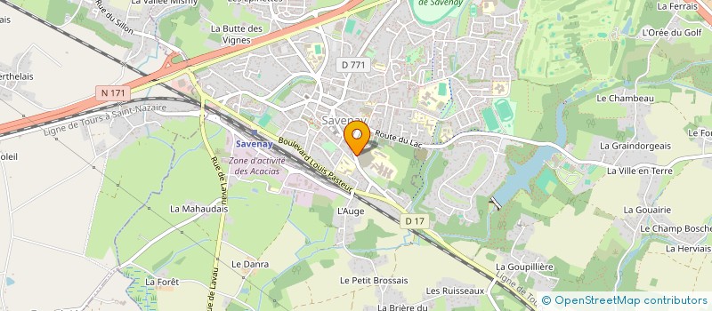 localisation de l'entreprise MADAME NATHALIE GROSSI  SAVENAY