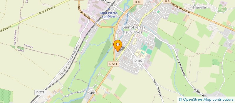 localisation de l'entreprise MADAME NATHALIE GROSSOEUVRE à SAINT-PIERRE-EN-AUGE