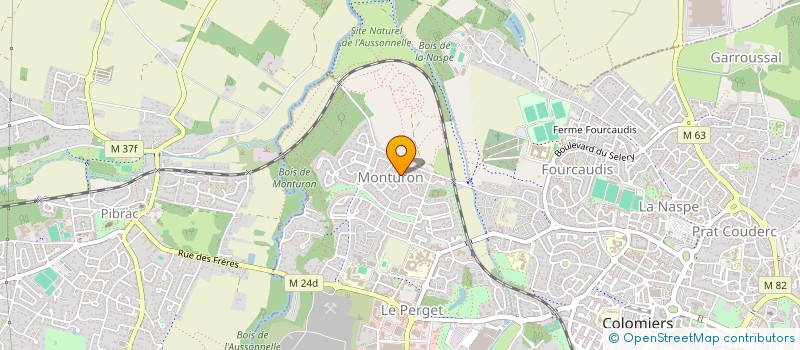 localisation de l'entreprise MADAME NATHALIE GROUSSEAU à COLOMIERS