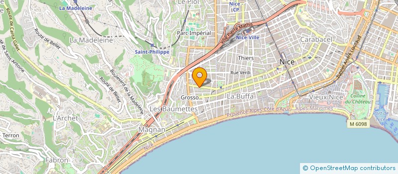 localisation de l'entreprise MADAME NATHALIE GRUCA  NICE