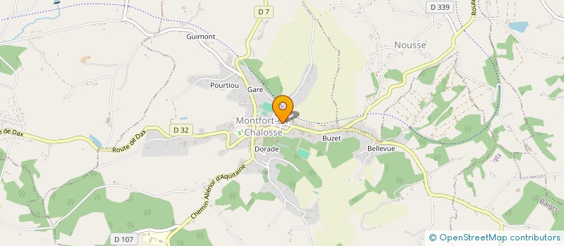 localisation de l'entreprise MADAME NATHALIE GRUES à MONTFORT-EN-CHALOSSE