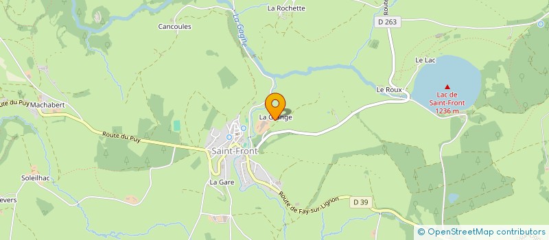 localisation de l'entreprise MADAME NATHALIE GRUNBERG à SAINT-FRONT