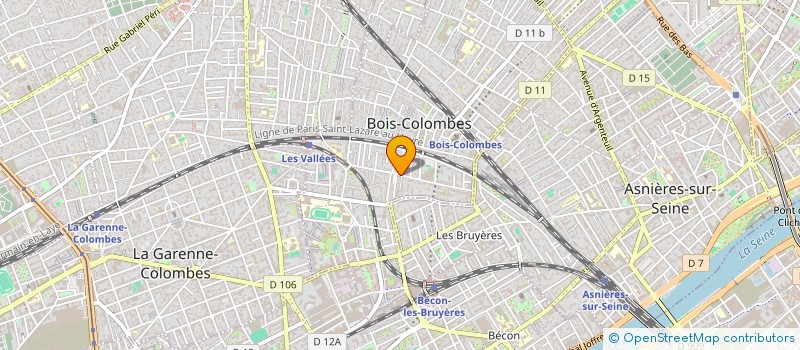 localisation de l'entreprise MADAME NATHALIE GUEDJ à BOIS-COLOMBES