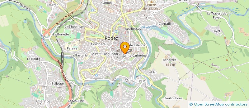 localisation de l'entreprise MADAME NATHALIE GUEGAN à RODEZ