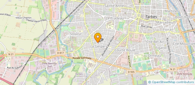 localisation de l'entreprise MADAME NATHALIE GUELIL  TARBES