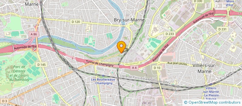 localisation de l'entreprise MADAME NATHALIE GUELTON  BRY-SUR-MARNE