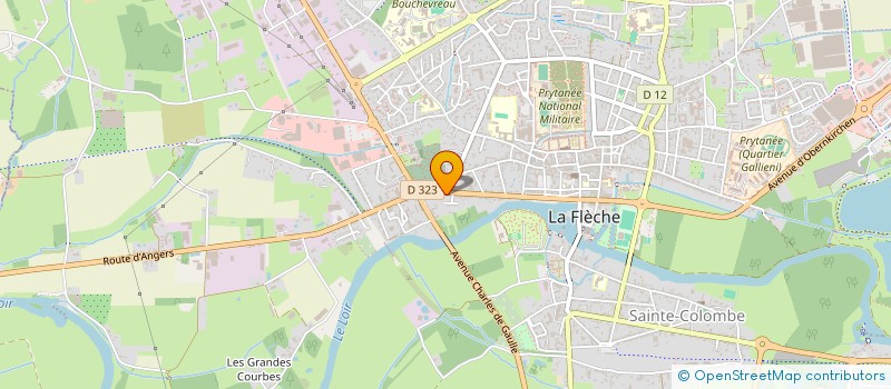 localisation de l'entreprise MADAME NATHALIE GUENON  LA FLECHE