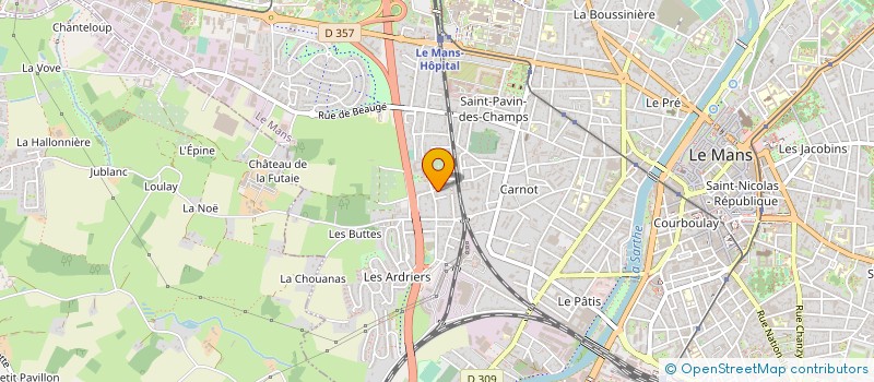 localisation de l'entreprise MADAME NATHALIE GUERARD à LE MANS