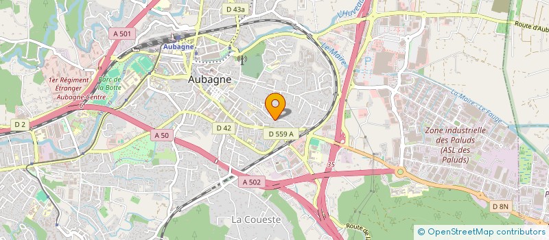 localisation de l'entreprise MADAME NATHALIE GUERIN à AUBAGNE