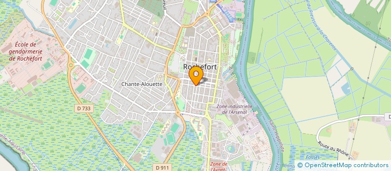 localisation de l'entreprise MADAME NATHALIE GUERIN  ROCHEFORT