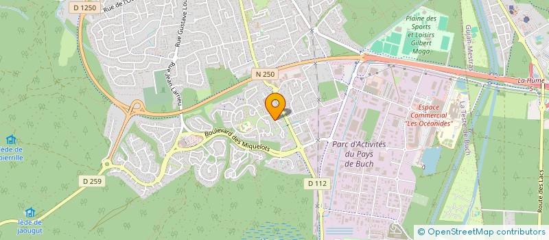 localisation de l'entreprise MADAME NATHALIE GUERREIRO à LA TESTE-DE-BUCH