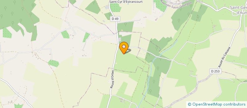 localisation de l'entreprise MADAME NATHALIE GUERRIER à LE BOSC-RENOULT