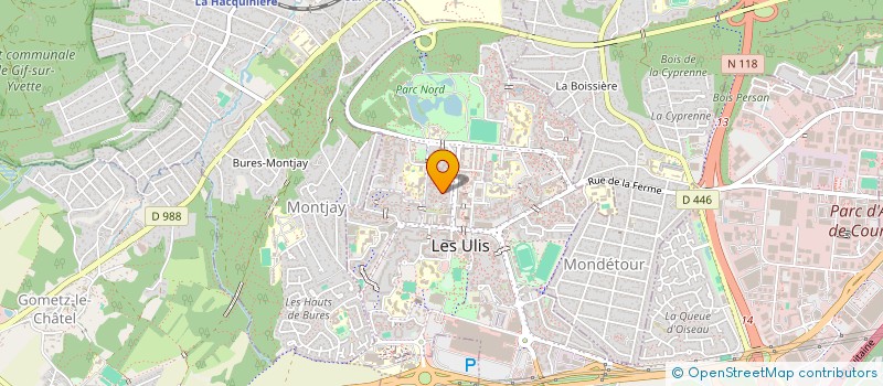 localisation de l'entreprise MADAME NATHALIE GUERRIER  LES ULIS