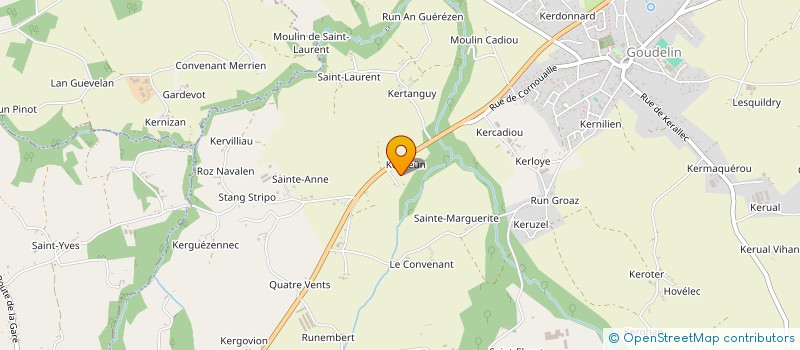 localisation de l'entreprise MADAME NATHALIE GUERVILLY  GOUDELIN