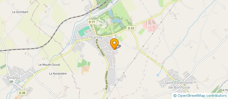 localisation de l'entreprise MADAME NATHALIE GUESNON  CANISY