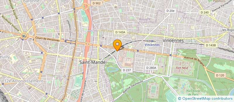 localisation de l'entreprise MADAME NATHALIE GUETTA à SAINT-MANDE