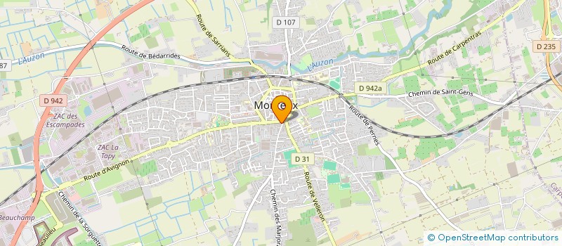 localisation de l'entreprise MADAME NATHALIE GUIBERT  MONTEUX