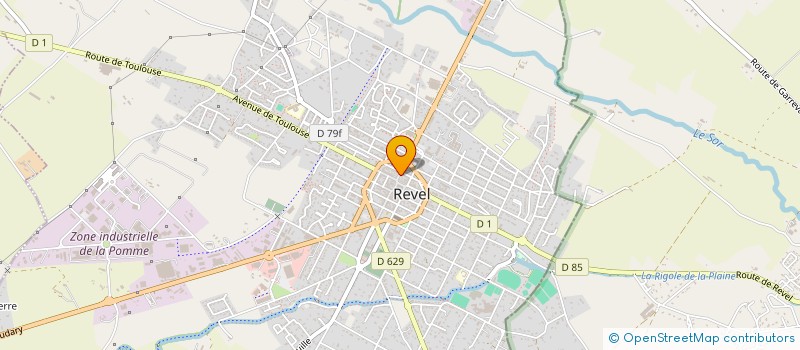 localisation de l'entreprise MADAME NATHALIE GUICHARD  REVEL