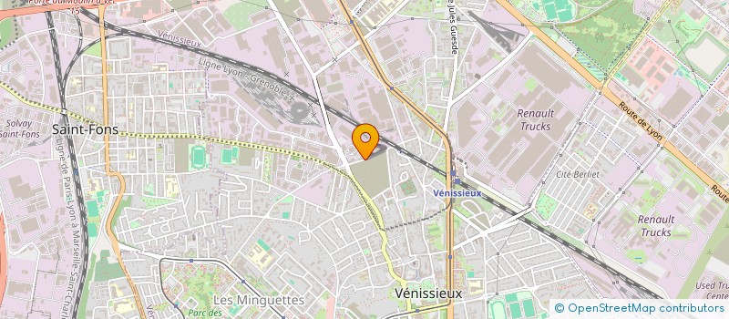 localisation de l'entreprise MADAME NATHALIE GUIGNARD  VENISSIEUX