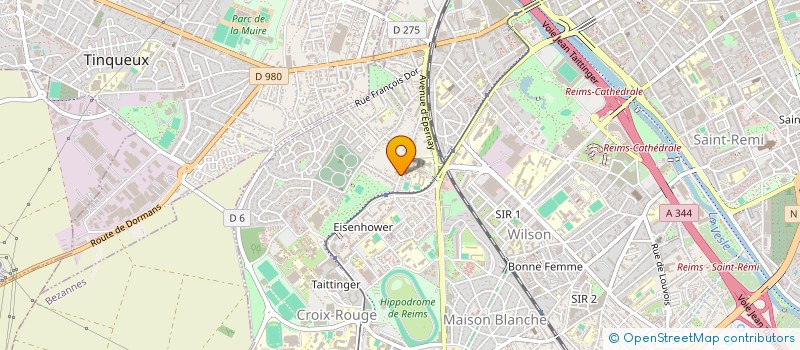 localisation de l'entreprise MADAME NATHALIE GUIGNARD  BEZANNES