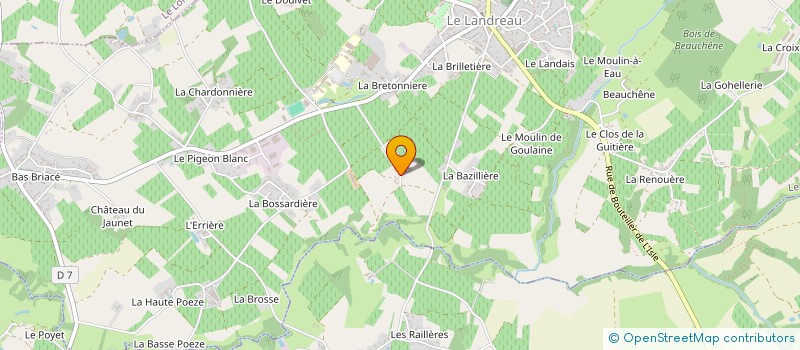 localisation de l'entreprise MADAME NATHALIE GUIL  LANDREAU (LE)