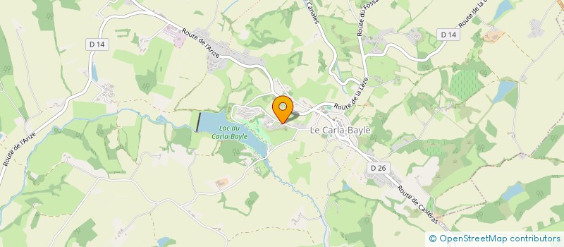 localisation de l'entreprise MADAME NATHALIE GUILBAUD à CARLA-BAYLE