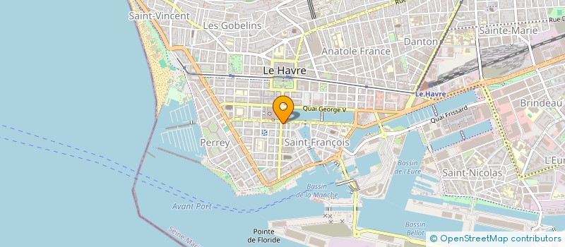 localisation de l'entreprise MADAME NATHALIE GUILBERT à LE HAVRE