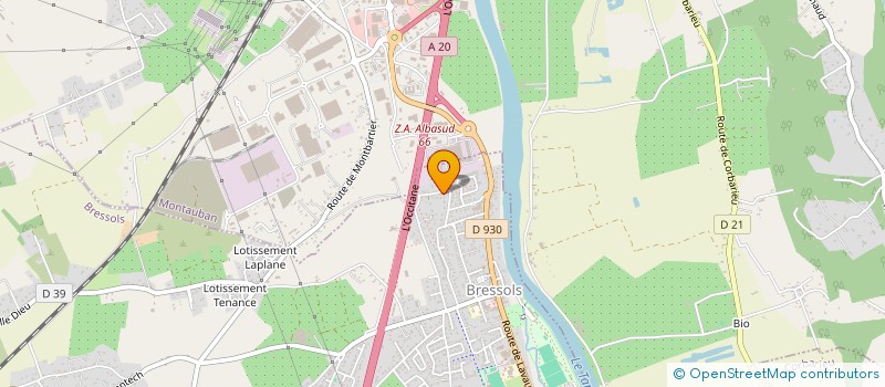 localisation de l'entreprise MADAME NATHALIE GUILBOT  BRESSOLS