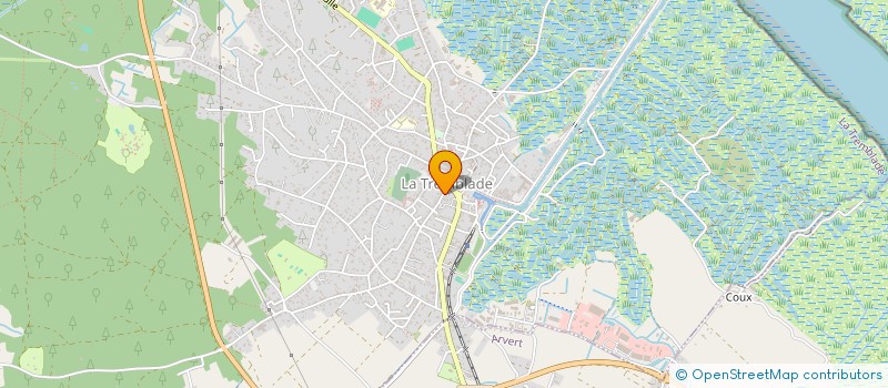 localisation de l'entreprise MADAME NATHALIE GUILHEM  LA TREMBLADE