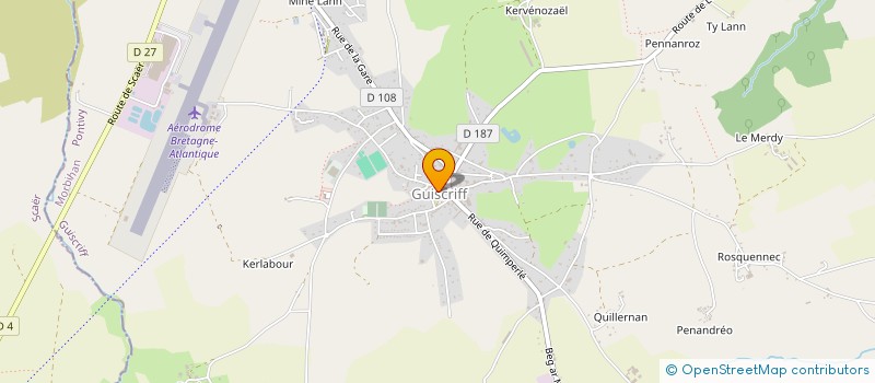 localisation de l'entreprise MADAME NATHALIE GUILLAMET  GUISCRIFF