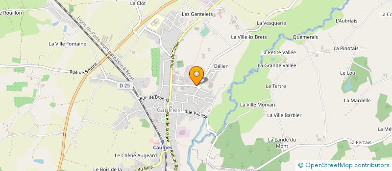 localisation de l'entreprise MADAME NATHALIE GUILLEMEAU à CAULNES