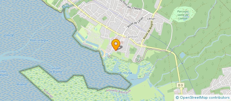 localisation de l'entreprise MADAME NATHALIE GUILLET  LANTON