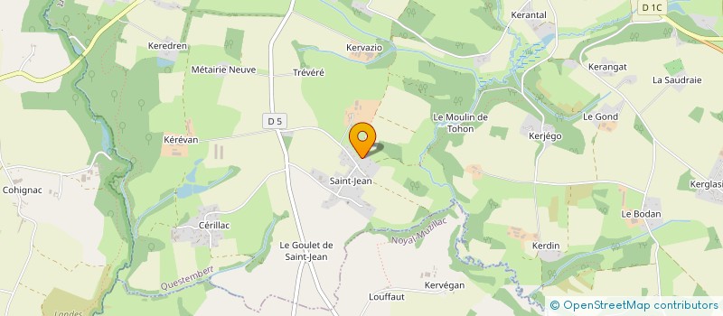 localisation de l'entreprise MADAME NATHALIE GUILLO  QUESTEMBERT