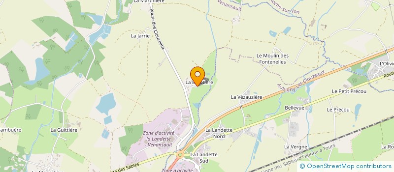 localisation de l'entreprise MADAME NATHALIE GUILLOU  VENANSAULT