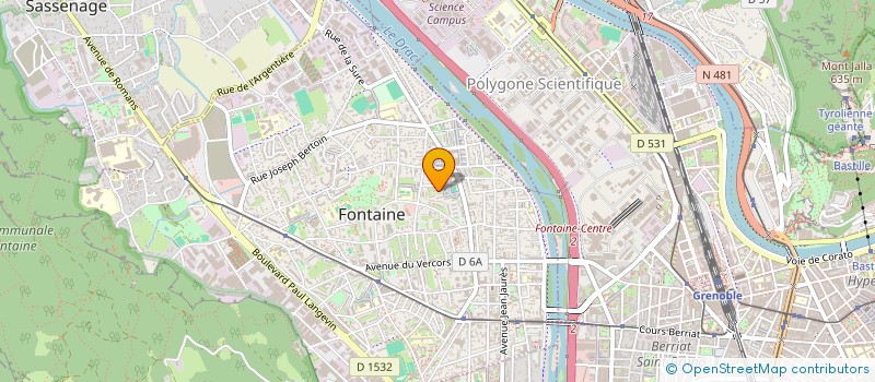 localisation de l'entreprise MADAME NATHALIE GUINET-BOTTAY à FONTAINE