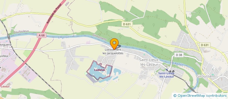 localisation de l'entreprise MADAME NATHALIE GUINNEBAULT  SAINT-LIEUX-LES-LAVAUR