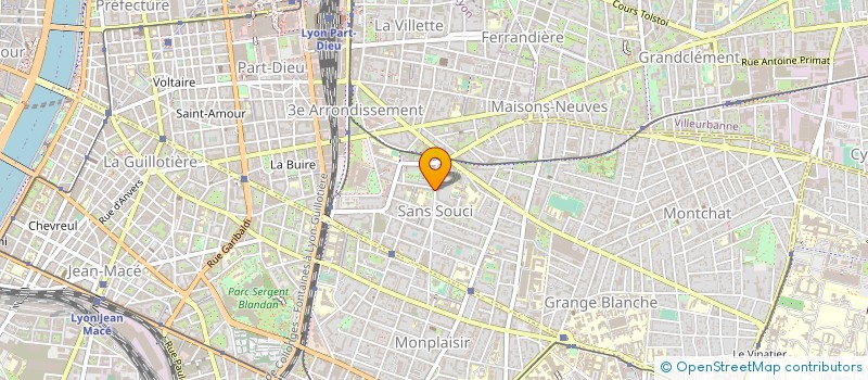 localisation de l'entreprise MADAME NATHALIE GUIRAUD à LYON