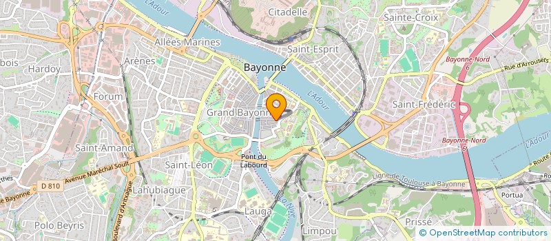 localisation de l'entreprise MADAME NATHALIE GUIRAUD à BAYONNE