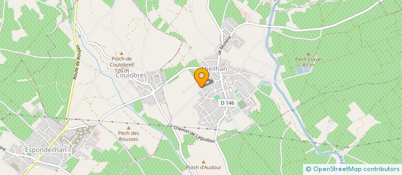 localisation de l'entreprise MADAME NATHALIE GUIRAUD  ABEILHAN