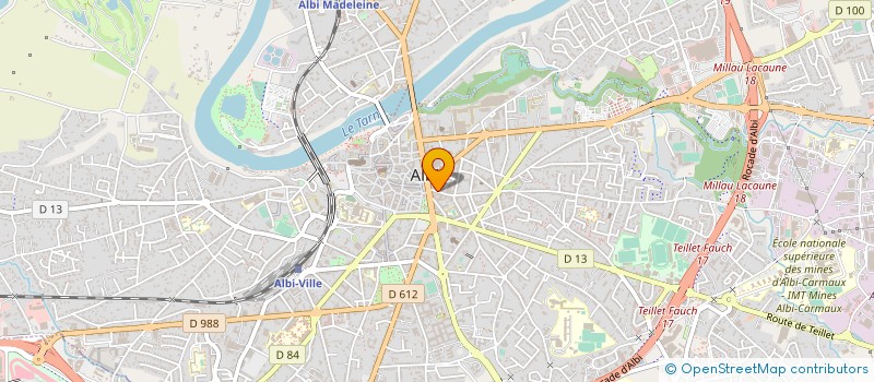 localisation de l'entreprise MADAME NATHALIE GUISSET à ALBI