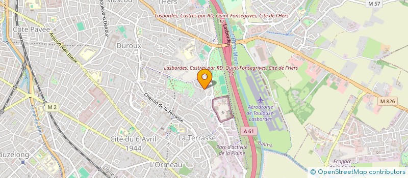localisation de l'entreprise MADAME NATHALIE GUY à TOULOUSE