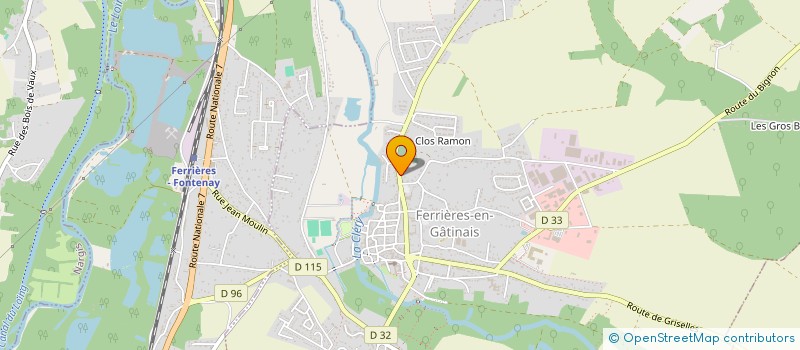 localisation de l'entreprise MADAME NATHALIE GUYARD à FERRIERES-EN-GATINAIS