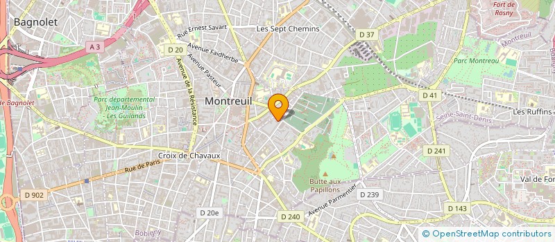 localisation de l'entreprise MADAME NATHALIE HABIB  SAINT-OUEN-SUR-SEINE