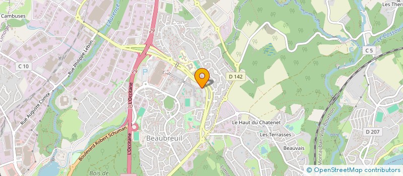 localisation de l'entreprise MADAME NATHALIE HABONNEAU à LIMOGES