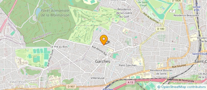 localisation de l'entreprise MADAME NATHALIE HABRE à GARCHES